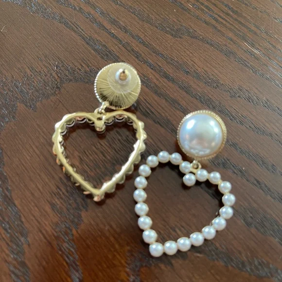 Park Lane Pearl Heart Earrings - Picture 3 of 3